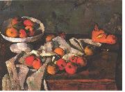 Paul Cezanne life with a fruit dish and apples Spain oil painting artist